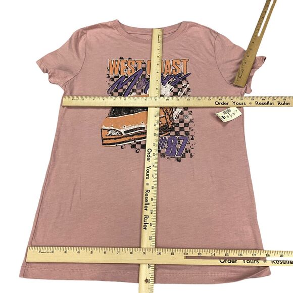 Aeropostale Womens Large West Coast Motors Graphic Short Sleeve Tee - Picture 6 of 14